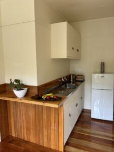 The kitchen for you to enjoy your cuppa or prepare a meal