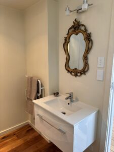 Modern bathroom conveniences